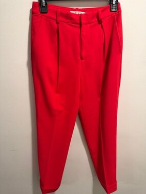 Alice + Olivia Red Tailored women’s Trousers